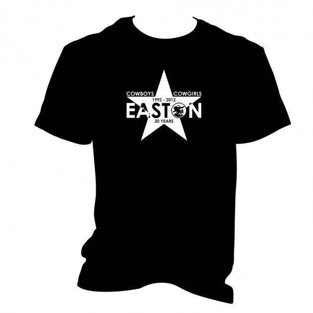 Star on black - men's front